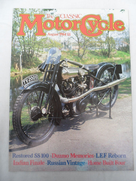 The Classic Motorcycle - August 1984 - SS100 - LEF - Duzmo