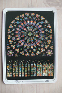 Postcard - Notre Dame - Rosace Nord - 643