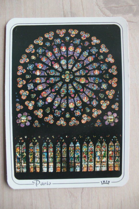 Postcard - Notre Dame - Rosace Nord - 643