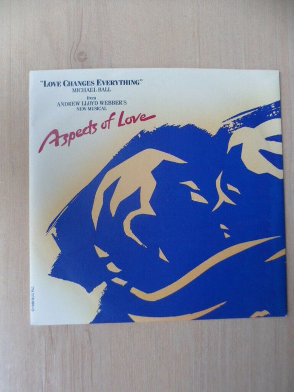 Michael Ball - Aspects of love - UK RUR 3  - 7'' Single vinyl