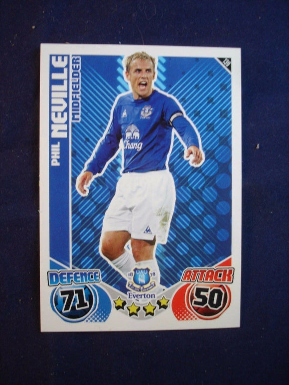 Match Attax 2009/10 - Everton - Phil Neville