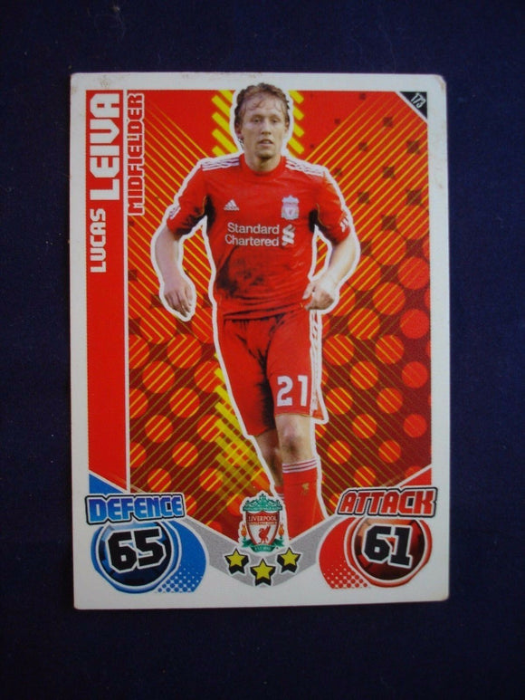 Match Attax 2009/10 - Liverpool - Lucas Leiva