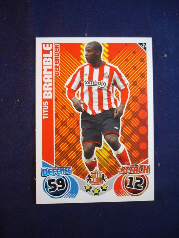 Match Attax 2009/10 - Sunderland - Titus Bramble