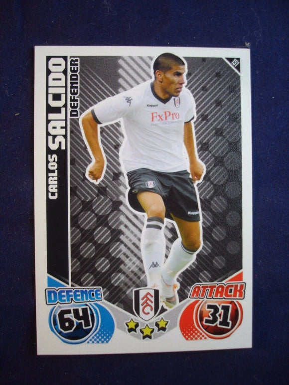 Match Attax 2009/10 - Fulham - Carlos Salcido