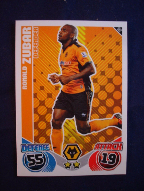 Match Attax 2010/11 - Wolves - Ronald Zubar