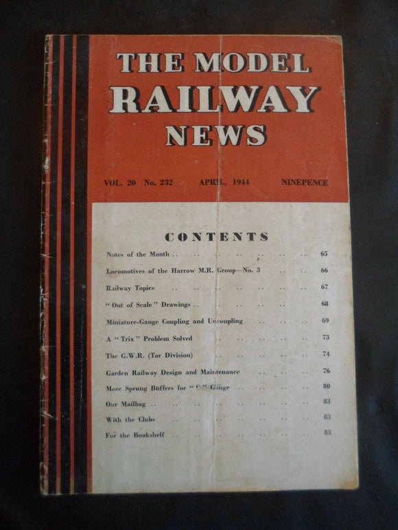 Model Railway News - April 1944