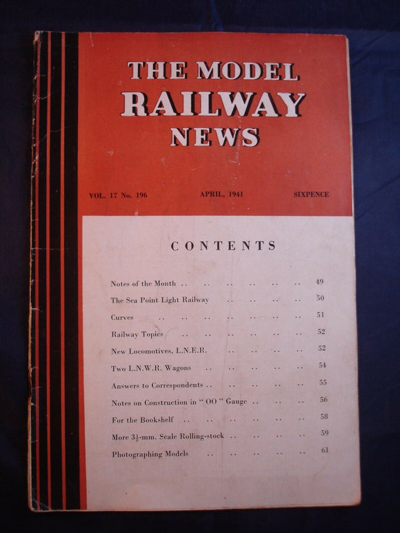 Model Railway News - April 1941