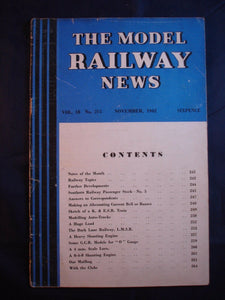 Model Railway News - November 1942