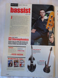 Bassist Bass Guitar Magazine - August 1999 - Richard Jones - Stereophonics