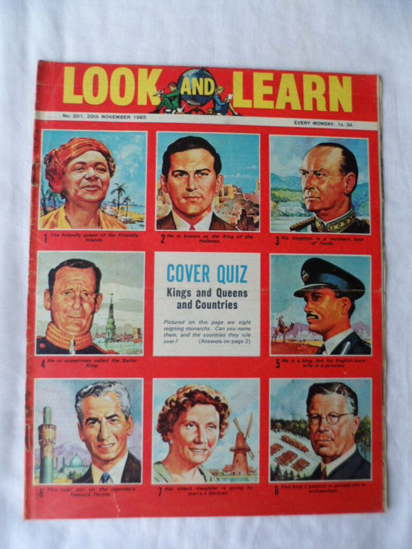 Look and Learn Comic - Birthday gift? - issue 201 - 20 November 1965