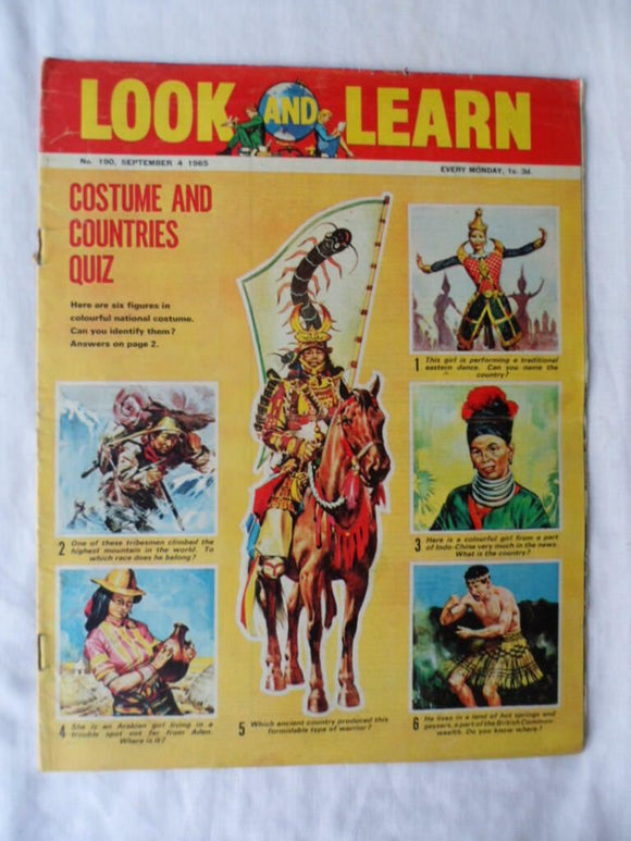 Look and Learn Comic - Birthday gift? - issue 190 - 4 September 1965