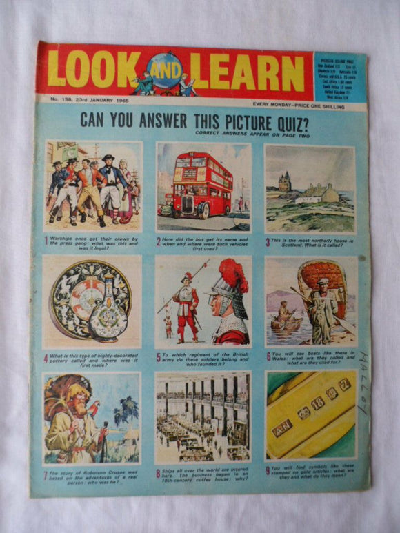 Look and Learn Comic - Birthday gift? - issue 158 - 23 January 1965