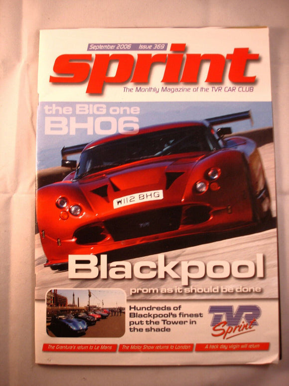 TVR Owners Club Sprint Magazine issue 369 - September 2006