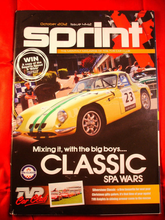 TVR Owners Club Sprint Magazine issue 442 - October 2012
