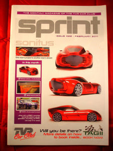 TVR Owners Club Sprint Magazine issue 422 - February 2011