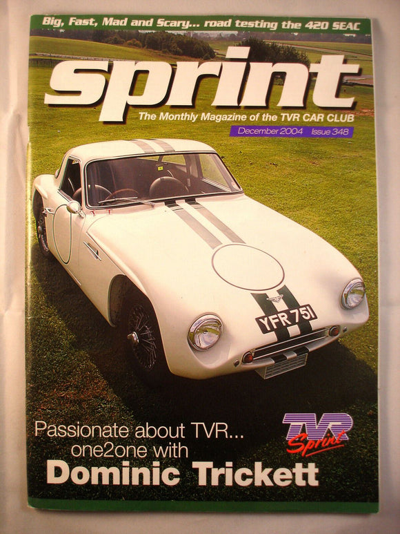 TVR Owners Club Sprint Magazine issue 348 - December 2004