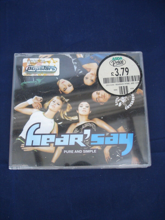 CD Single (B13) -  Hear'say - Pure and simple - 587 006 2