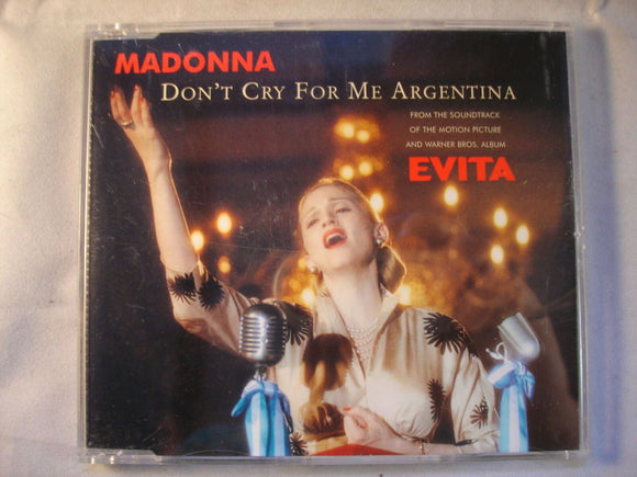 CD Single (B13) - Madonna - Don't cry for me Argentina - Wo384Cd