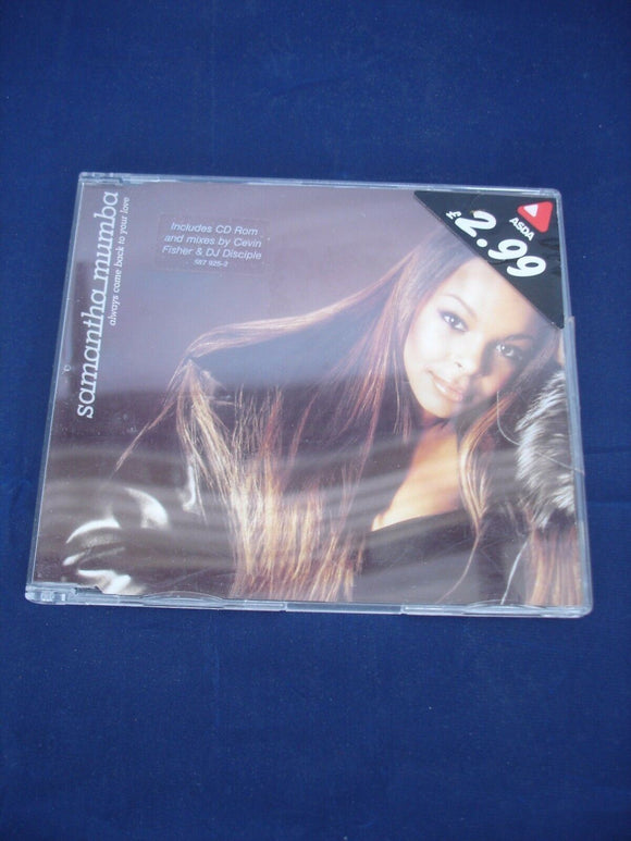 CD Single (B13) -  Samantha Mumba - Always come back - 587 925 2