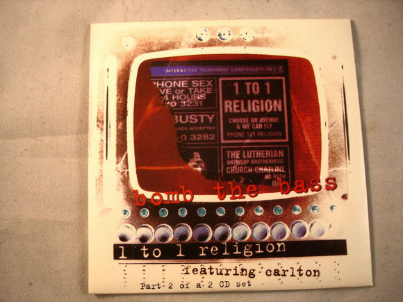CD Single (B13) - Bomb the Bass - 1 to 1 religion - 042285425321