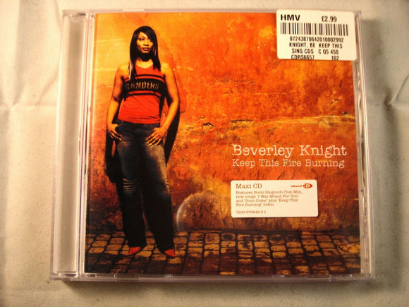 CD Single (B13) - Beverley Knight - Keep this fire burning - CDRS6657