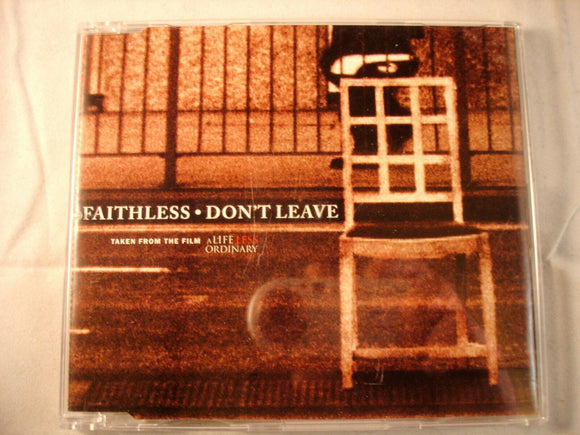 CD Single (B13) - Faithless - Don't leave - CHEKXCD024