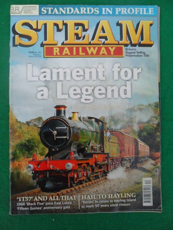 Steam Railway Magazine - issue 412 - Contents shown in photos