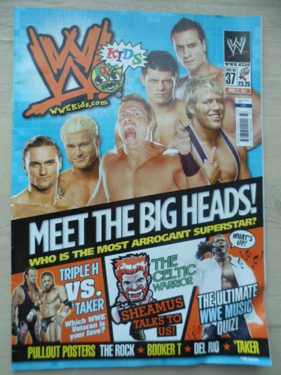 WWE Kids wrestling magazine - Issue 37