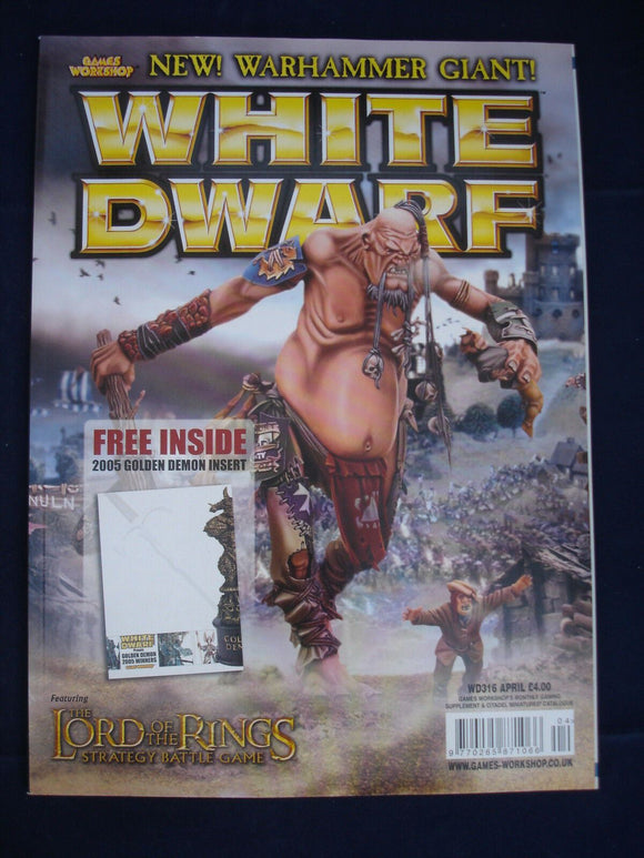 Games Workshop - White Dwarf - Issue WD316