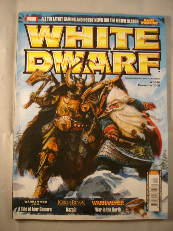 GAMES WORKSHOP WHITE DWARF MAGAZINE # 348 - December 2008
