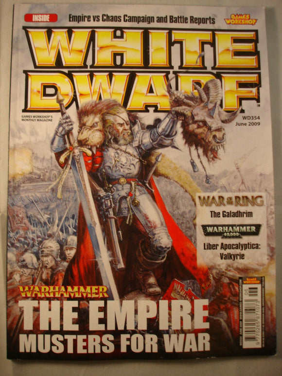 GAMES WORKSHOP WHITE DWARF MAGAZINE # 354 - June 2009