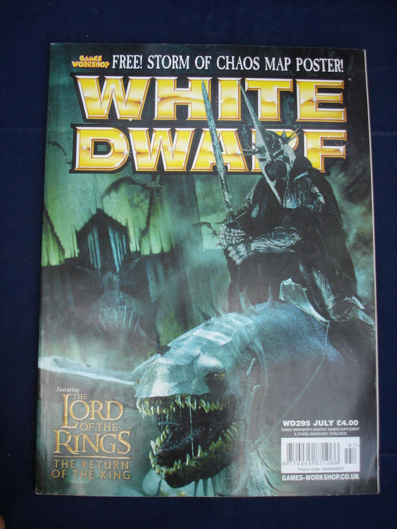Games Workshop - White Dwarf - Issue WD295