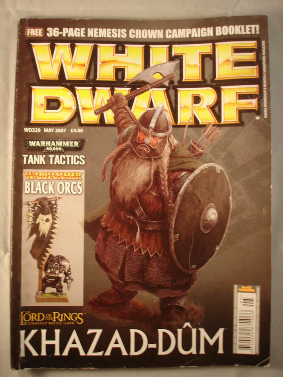 GAMES WORKSHOP WHITE DWARF MAGAZINE # 329 - May 2007