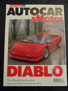 Autocar - 24 January 1990 - Diablo - Quattro 20v - Range Rover Vogue SE