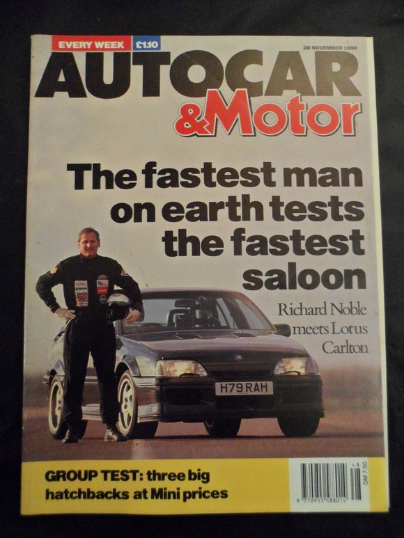 Autocar - 28 November 1990 - Lotus Carlton - Skyline