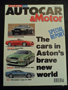 Autocar - 15 August 1990 - Aston Martin Virage