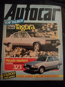 Autocar - w/e 7th March 1981 - Used Lotus Elite and Eclat