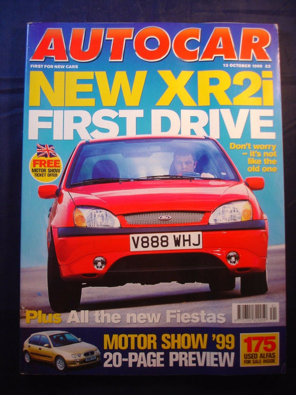 Autocar - 13th October 1999 - Ford Fiesta XR2i
