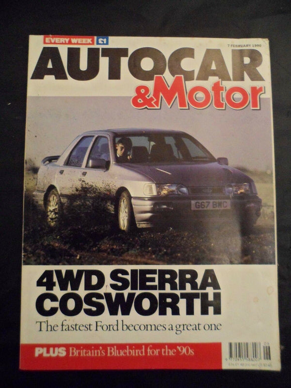 Autocar - 7 February 1990 - 4WD Sierra Cosworth
