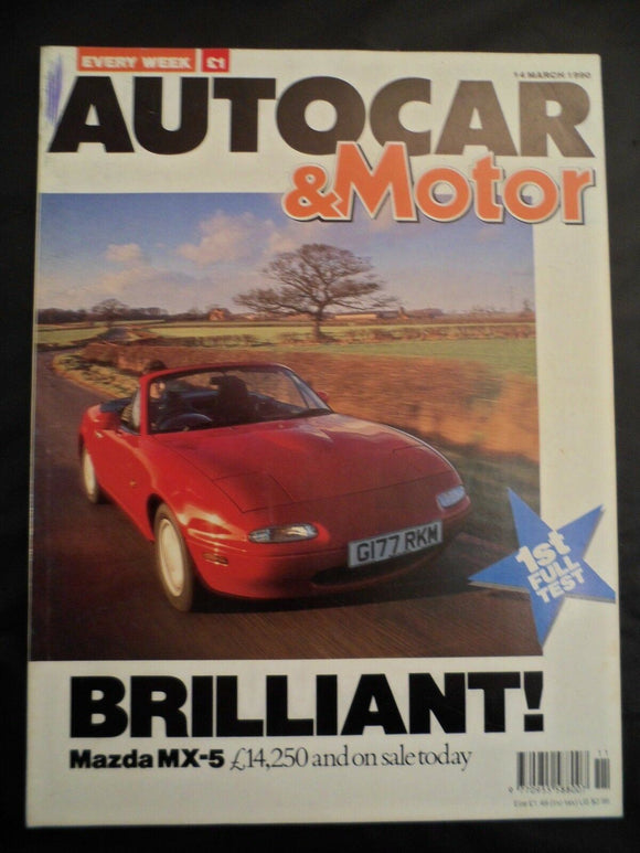 Autocar - 14 March 1990 - Mazda MX5