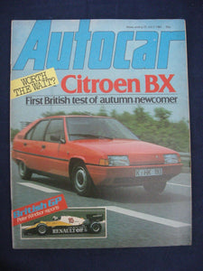 Autocar - w/e 23 July 1983 - Citroen BX