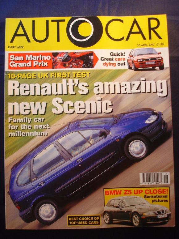 Autocar - 30th April 1997 - Marcos Mantis - Scenic - Z5 -
