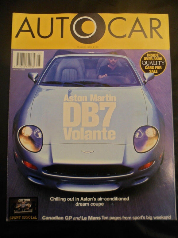 Autocar - 19 June 1996 - BMW 523i - Aston Martin DB7 Volante