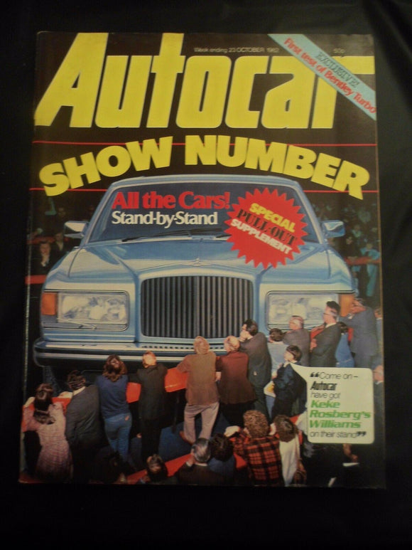Autocar - w/e 23 October 1982 - Bentley Mulsanne Turbo