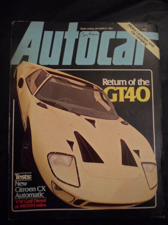 Autocar - w/e 28 March 1981 - Return of the GT40
