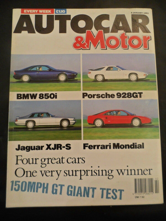Autocar - 9 January 1991 - BMW 850 - 150mph Giant GT test
