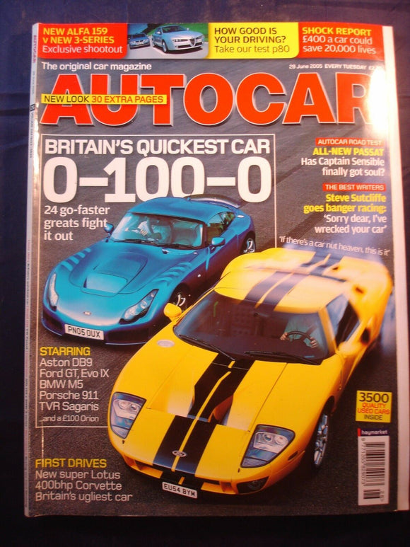 Autocar - 28th June 2005 - Passat - Britain's fastest car