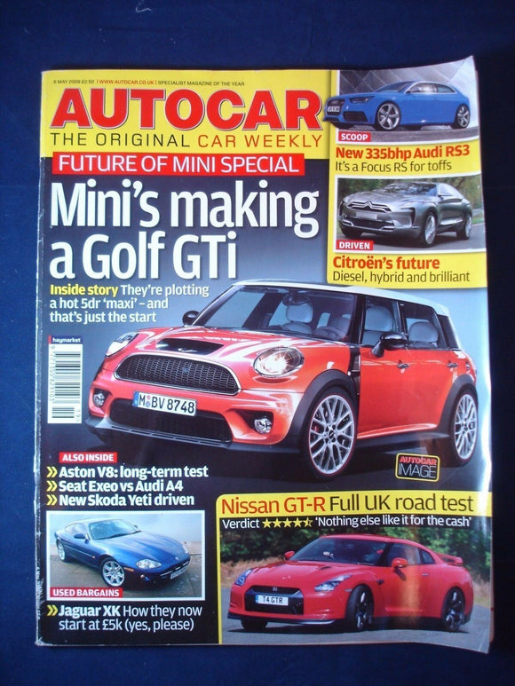 Autocar - 6th May 2009 - Audi RS3 - Nissan GT R - Exeo vs A4