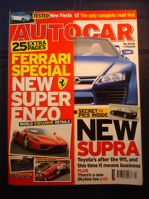 Autocar - 25th January 2005 - Ferrari Enzo Special - Supra