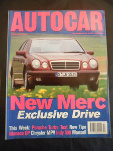 Autocar - 31 May 1995 - Porsche 911 Turbo - Merc E class